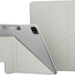 Mageasy Folding Folio iPad Case for iPad Pro 12.9-Inch - 2022-2018 - Starlight