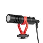 Boya by-Mm1 Super-Cardioid Shotgun Auxiliary Microphone with Real Time Monitoring Compatible with iPhone/Android Smartphones, DSLR Cameras Camcorders for Live Streaming Audio Recording