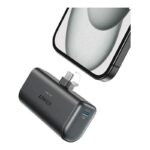 Anker Powercore 5000mAh 22.5W Fast Charge Portable Nano Power Bank Built In USB Type C Connector, Black, A1653H11