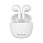 Moxedo True Wireless Earbuds S6 Bluetooth 5.3 7 Hours Playing Time 300 mAh Charging Case (White)