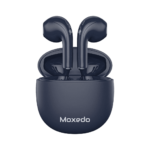 Moxedo True Wireless Earbuds S6 Bluetooth 5.3 7 Hours Playing Time 300 mAh Charging Case (Blue)