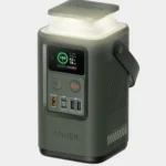 Anker 548 192Wh PowerCore Reserve | Up to 60W output | USB-C & USB-A Dual Port | Retractable Light | Solar Charger Compatible | Retractable Light with SOS function | A1294H61 - Sprout Green