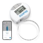 Renpho Body Measuring Tape, Smart Tape Measure for Weight Loss, Bluetooth Tape with App, Retractable Tape for Measuring Waist, Hip, Bust, Arms, Muscle Gain, Fitness Equipment, 60in /150cm, White - RFBMF01WH