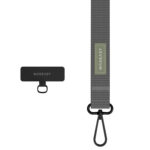 SwitchEasy Strap & Strap Card Attachment for iPhone Cases -Classic Gray
