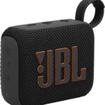 JBL Go 4 Portable Bluetooth Wireless Speaker, IP67 Waterproof and Dustproof Built-in Battery - Black