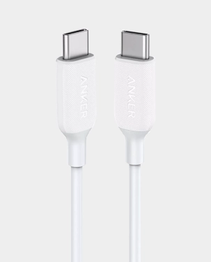 Anker PowerLine III USB-C to USB-C Cable 3ft/0.9m A8852H21 – White