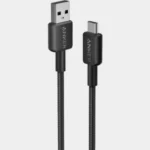 Anker 322 USB-A to USB-C 3ft Braided Cable A81H5H11 - Black
