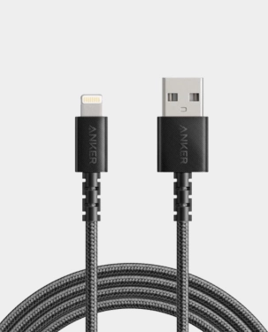 Anker PowerLine Select+ USB to Lightning Connector 6ft 4000 Bend Lifespan Cable A8013H12 - Black