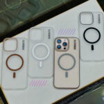 Creative case  mask round lens magsafe case 13/14/15/16 Series