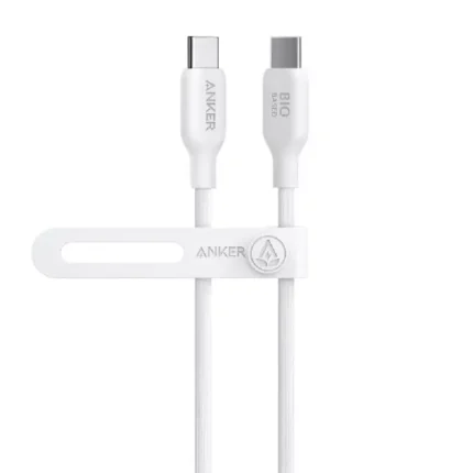 Anker USB-C to USB-C Cable | 6 feet Braided | White Color | A81F6H21