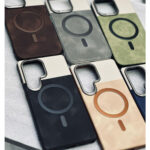 Iphone 16 pro max/16 pro/16 plus/16/15 pro max/15 pro/14 pro max/14 pro/13 pro max/12 pro max Puloka Leather With Magsafe Case