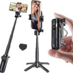 P15 Mini Selfie Stick Tripod Qatar - 3-in-1 Compact Bluetooth Vlogging Tripod