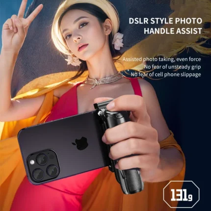 P15 Mini MagSafe Wireless Selfie Stick Tripod – Compact 3-in-1 Vlogging Tripod with Bluetooth Remote