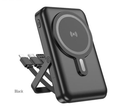 Admos Magnetic Wireless Charging 10000mAh Power bank APB-758 - Black