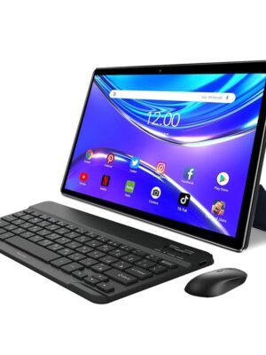 Air Tab U25 Pro, 10.1 Inch FHD Display, Android 13, 16GB RAM, 1TB ROM, 13MP, 30MP Camera, 10000mAh Battery, Arabic Keyboard And Mouse With Pen, 3D Glass, Kids Watch, Bluetooth Headset, Android Tablet