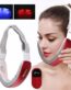 V Face Machine, Foldable Electric Face Slimming Massager with Adjustable Strap, Electric Face Lifting Belt, Double Chin Belt for Round Face Shapes