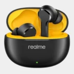 Realme Buds T110 Up to 38 Hours of Playback and Fast Charging Bluetooth in Ear Headset | AI ENC for calls | 10mm Dynamic Bass Driver | 88ms Low Latency | ANC - Punk Black