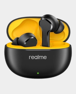 Realme Buds T110 Up to 38 Hours of Playback and Fast Charging Bluetooth in Ear Headset | AI ENC for calls | 10mm Dynamic Bass Driver | 88ms Low Latency | ANC - Punk Black