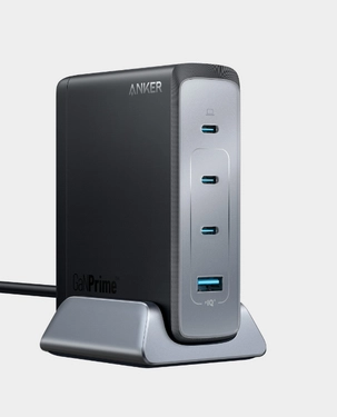 Anker Prime 4-Ports 240W GaN Desktop Charger with Power Delivery 3.1 | 3x USB-C & 1x USB-A Ports | A2342211 - Black