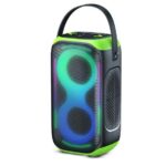 Admos SoundBoom Portable Bluetooth Speaker 60W LED Lights Black Qatar