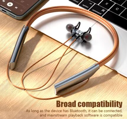 Zerospace Bluetooth Earphones Wireless Magnetic Sports Neckband Hanging Earbuds TWS Wireless Bluetooth Headset with Microphone