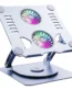 Adjustable Aluminum Laptop Stand with Cooling Fan – Ergonomic, Foldable & Portable | V4.1