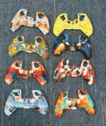1pc Game Protective Cover Soft Silicone, Non Slip, Water Transfer Printing Design, Enhanced Gaming Operation Feel - Image 2