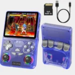 J36 Ultra Handheld Gaming Console Purple – 8 Core, 1GB RAM, 64GB Storage, 3.5-inch IPS LCD in Qatar