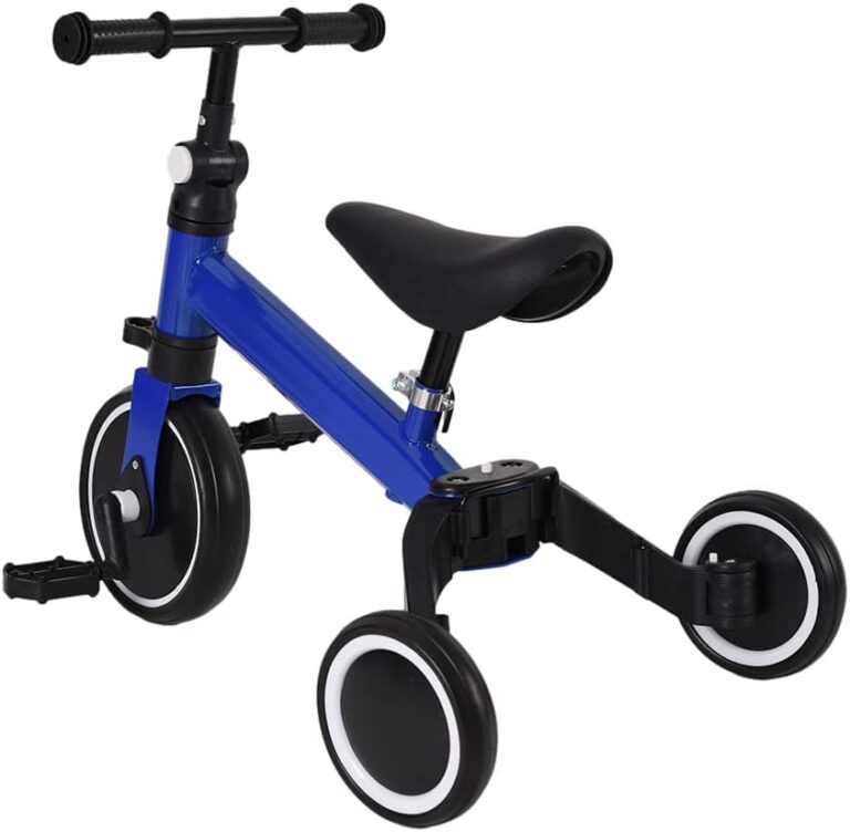 2 in 1 Balance Bike Tricycle for Children 1-5 Years Blue Eshopeei Qatar