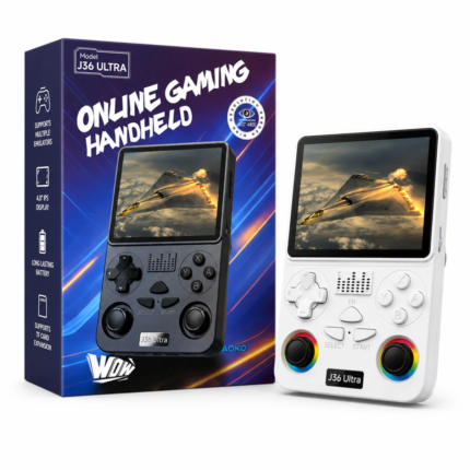 J36 Ultra Handheld Gaming Console 64GB Black Qatar