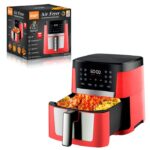 RAF Digital Air Fryer, 1800W 9L Large Capacity Smart Digital Stainless Steel Home Use Touch Screen Air Fryer (R-5352) - Image 2