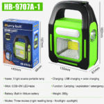 Hurry Bolt Genuine Big Size Rechargeable LED Work Light, Work Lamp Solar Flashlight - Image 2