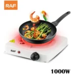 Buy electric hot plate in Qatar – Stainless Steel 1000W Title: Electric Stove Hot Plate Single Stainless Steel 1000W