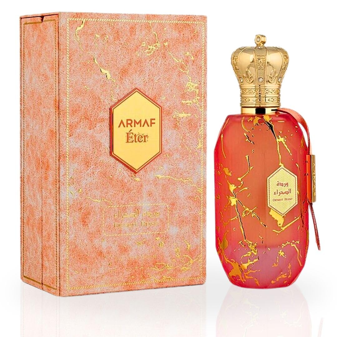 ARMAF Eter Desert Rose EDP 100ML, perfume de lujo con notas florales y maderosas, disponible en Qatar