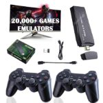 Homynest Wireless video games 20,000+ for tv gaming Retro gaming console 4k with Game Stick 1080p Plug Video Game & Play TV Video Game Set for 2 player with 9Emulator for Kids & Old School Station