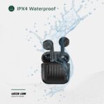Green Lion AUSTIN True Wireless Earbuds, IPX4 Waterproof, HiFi Sound & Touch Control, In-Ear Design, Dual Mic, Voice Assistant, Built-In Microphone, Up to 12h Working Time, Rechargeable Type-C (Black)