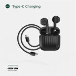 Green Lion AUSTIN True Wireless Earbuds, IPX4 Waterproof, HiFi Sound & Touch Control, In-Ear Design, Dual Mic, Voice Assistant, Built-In Microphone, Up to 12h Working Time, Rechargeable Type-C (Black) Visit the Green Lion Store