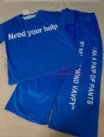 T-Shirts and Pants Set Women’s Summer Fashion Suit – Loose Cartoon Casual Two-Piece Set - Image 3