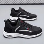 Men’s Fashion Casual Sneakers with Non-Slip Rubber Sole, All-Season Wear - Image 3