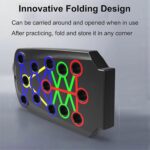 Push Up Board Strength Training Chest Arm Exercise Floor Stand for Men Women - Image 2