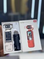 Air Tab Pocket 4K Ultra HD Action Camera | 180° Manual Flip Lens, Long-Lasting Battery, 5MP Camera with Built-in Fill Light | Includes 32GB Card, Tripod, Wrist Strap, Data Cable | Compact, Durable for Vlogging, Travel, Cycling, Skiing, Audio Record - Image 3