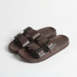 Women's Solid Color Rubber Comfort Slides