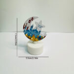 12 Pcs LED Electronic Candle Light Middle East Moon Ramadan Lantern Candlestick Desktop Decor - Image 3