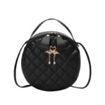 Single-Shoulder Bag, Ladies' Handbags, Korean-Style Women'Bags, Cross-Border Fashionable and Stylish Small Round Bag - Image 5