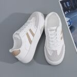 White Sneakers for Women Versatile Student Athletic Casual Skate Shoes