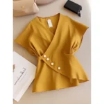 Korean Style Women's Casual Blouse qatar