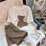 Women's Cross-Border Summer Short-Sleeved Embroidered Pajamas Elastic Waist Two-Piece - Image 6