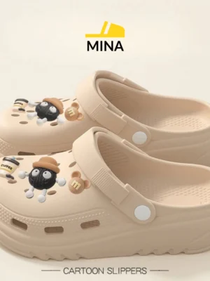 Cute Cartoon EVA Clogs for Kids & Women | Lightweight Comfort Sandals Qatar