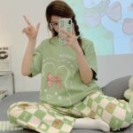 Women’s Short Sleeve Pajama Set - Image 2