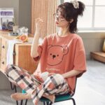 Women’s Short Sleeve Pajama Set - Image 7